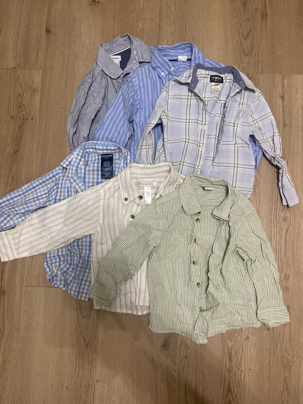 Bundle of Boys’ Button-down/Dress Shirts (3T)